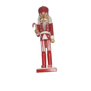 CHRISTMAS TREE SHOPPES EUC 15" CUP CAKE CANDY CANE NUTCRACKER SOLDIER  FIGURINE